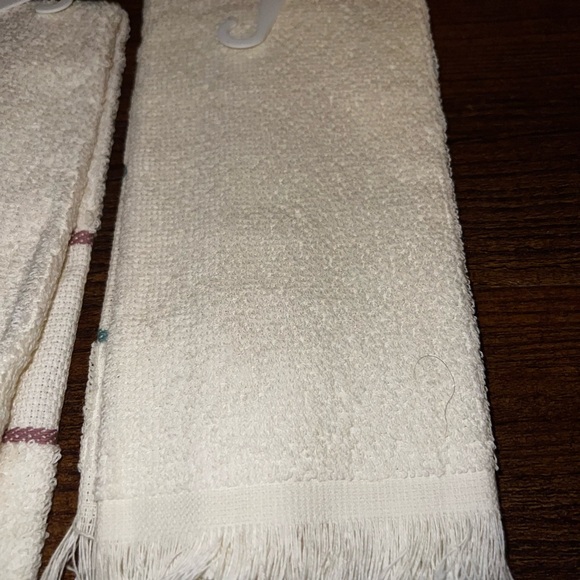 Two Vintage Charles Craft Cross Stitch Collectible Small Handheld Towels - Picture 10 of 12